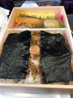 次の日、帰りの新幹線